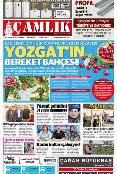 Yozgat Çamlık Gazetesi