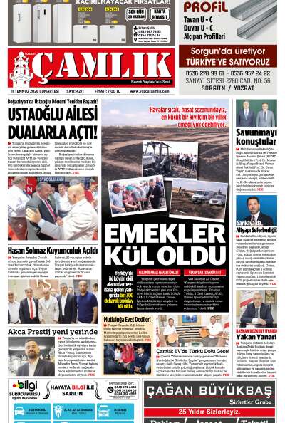 Yozgat Çamlık Gazetesi 11-07-2026