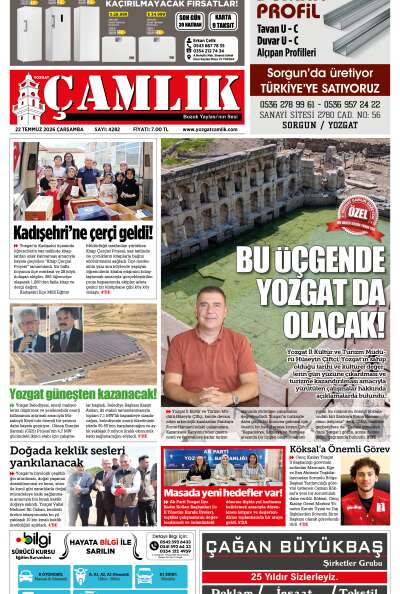 Yozgat Çamlık Gazetesi 22-07-2026