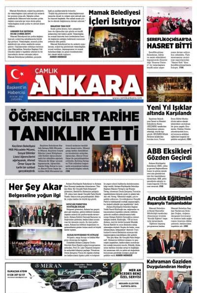 Çamlık Ankara Gazetesi 01-01-2025