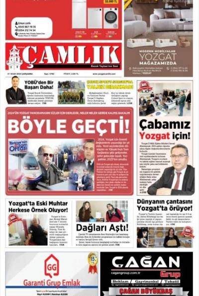 Yozgat Çamlık Gazetesi 01-01-2025