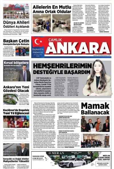 Çamlık Ankara Gazetesi 03-01-2025