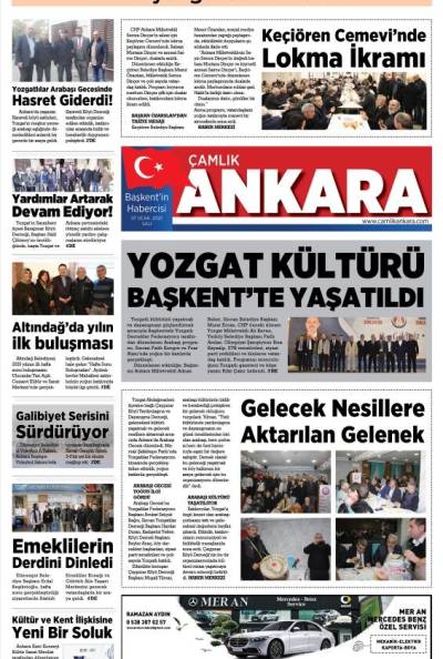 Çamlık Ankara Gazetesi 07-01-2025