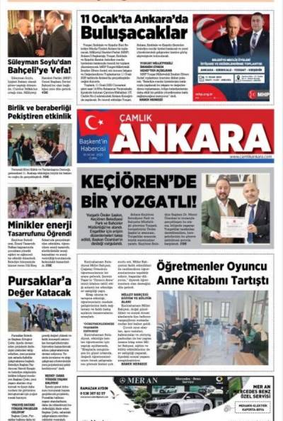 Çamlık Ankara Gazetesi 10-01-2025