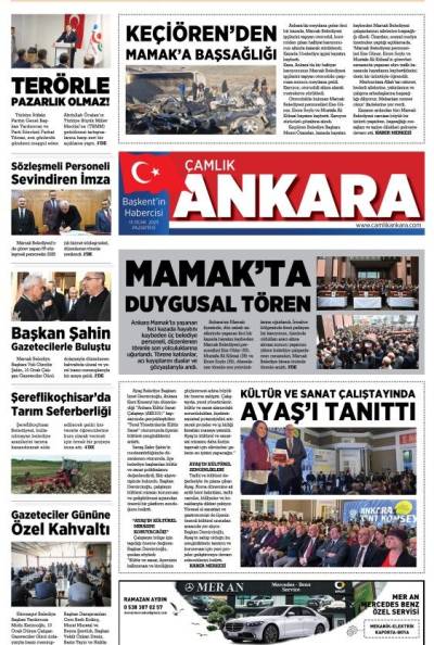 Çamlık Ankara Gazetesi 13-01-2025