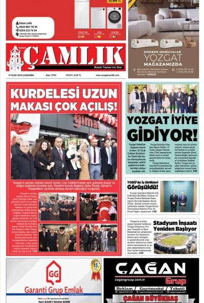 Yozgat Çamlık Gazetesi 15-01-2025