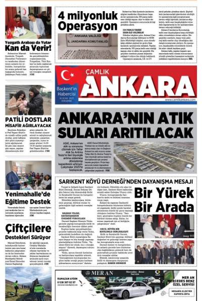 Çamlık Ankara Gazetesi 16-01-2025