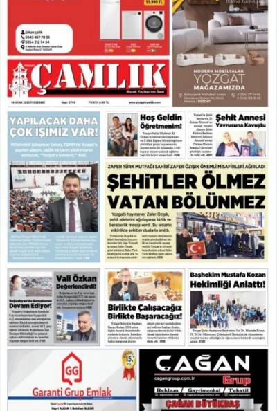 Yozgat Çamlık Gazetesi 16-01-2025