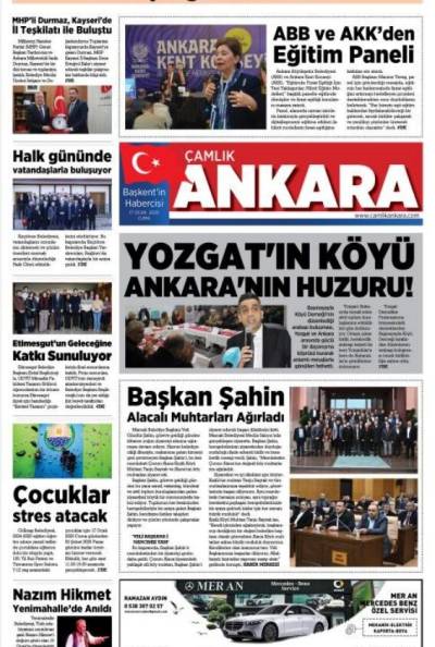 Çamlık Ankara Gazetesi 17-01-2025