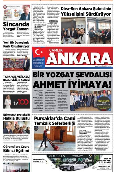 Çamlık Ankara Gazetesi 18-01-2025