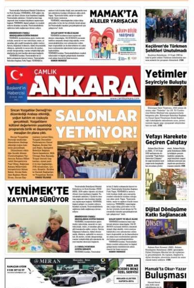 Çamlık Ankara Gazetesi 21-01-2025