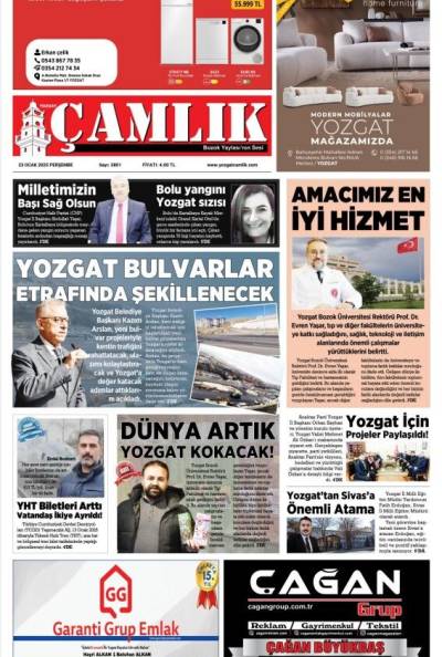 Yozgat Çamlık Gazetesi 23-01-2025