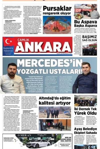 Çamlık Ankara Gazetesi 23-01-2025