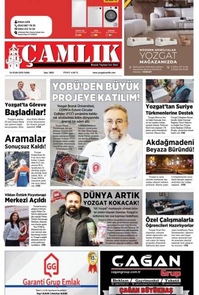 Yozgat Çamlık Gazetesi 24-01-2025