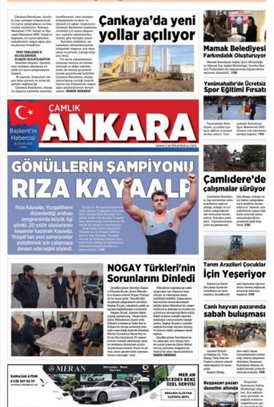 Çamlık Ankara Gazetesi 24-01-2025