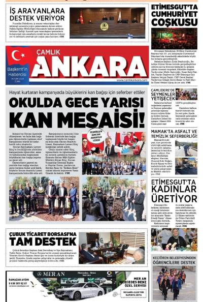 Çamlık Ankara 1 Kasım 2024