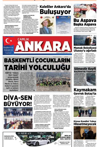 Çamlık Ankara Gazetesi 25-01-2025