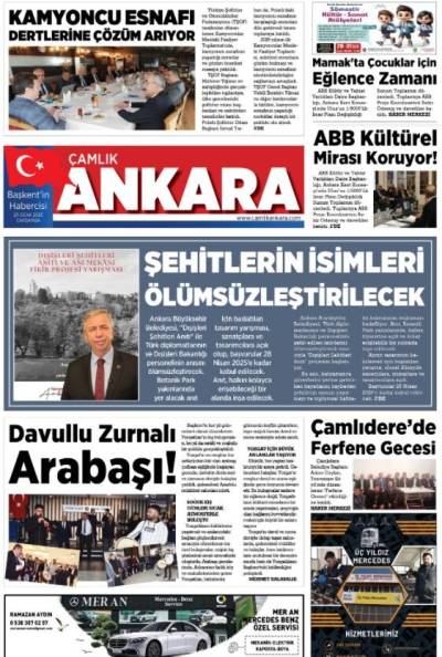 Çamlık Ankara Gazetesi 29-01-2025