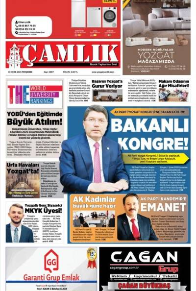 Yozgat Çamlık Gazetesi 30-01-2025