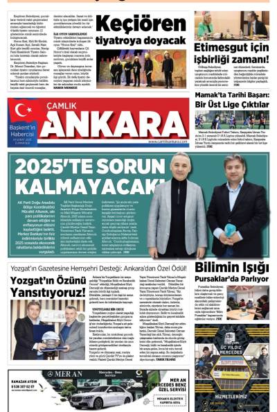 Çamlık Ankara Gazetesi 01-02-2025