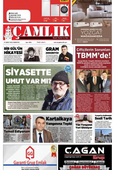 Yozgat Çamlık Gazetesi 01-02-2025