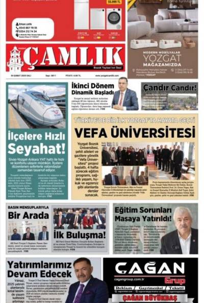 Yozgat Çamlık Gazetesi 04-02-2025