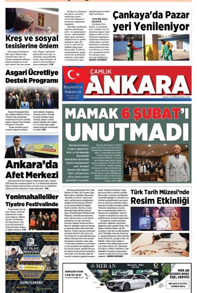 Çamlık Ankara Gazetesi 08-02-2025