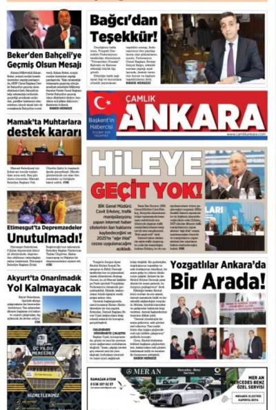 Çamlık Ankara Gazetesi 10-02-2025