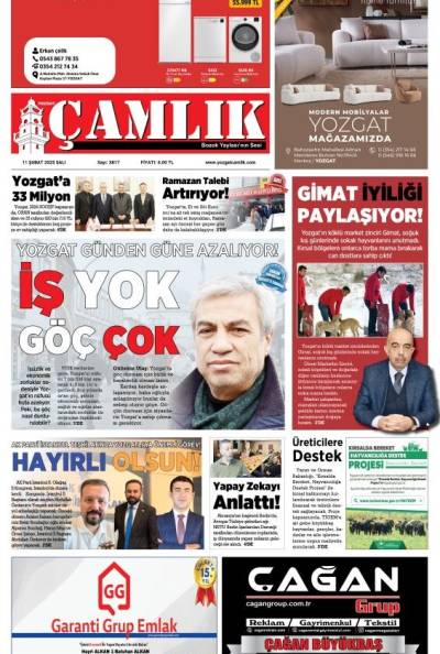Yozgat Çamlık Gazetesi 11-02-2025
