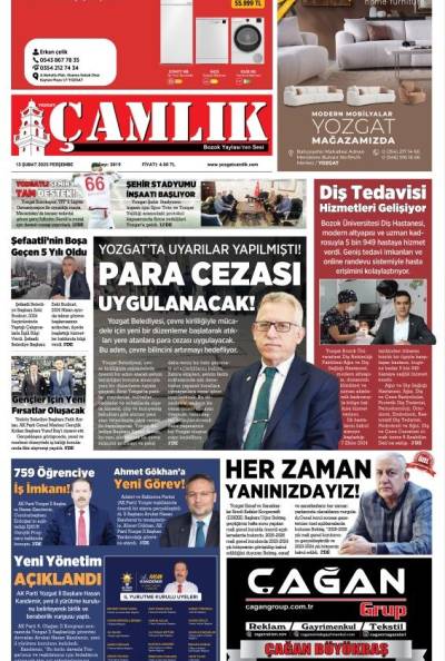 Yozgat Çamlık Gazetesi 13-02-2025