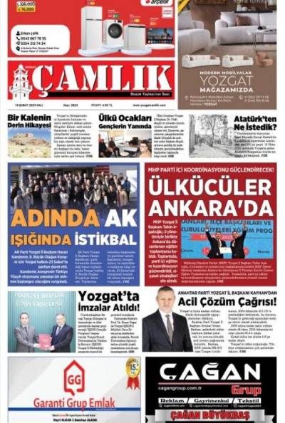 Yozgat Çamlık Gazetesi 18-02-2025