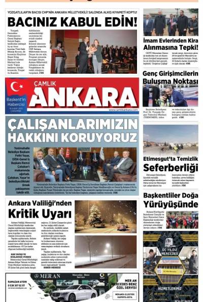 Çamlık Ankara Gazetesi 19-02-2025