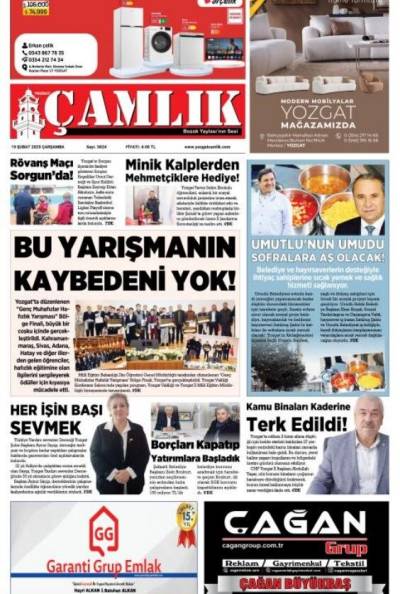 Yozgat Çamlık Gazetesi 19-02-2025