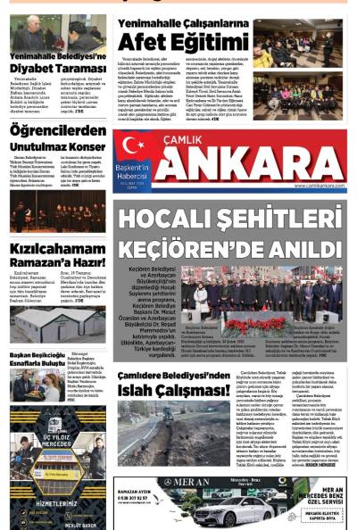 Çamlık Ankara Gazetesi 28-02-2025
