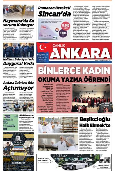 Çamlık Ankara Gazetesi 01-03-2025