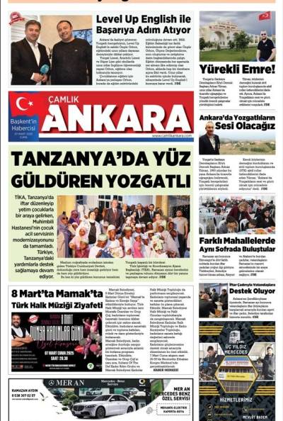 Çamlık Ankara Gazetesi 07-03-2025
