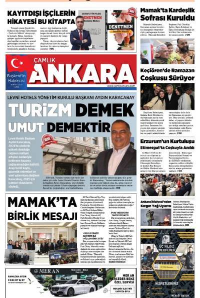 Çamlık Ankara Gazetesi 14-03-2025