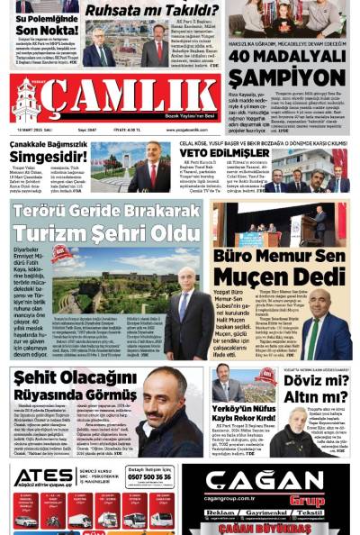Yozgat Çamlık Gazetesi 18-03-2025