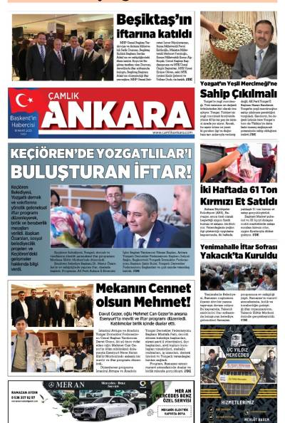 Çamlık Ankara Gazetesi 18-03-2025