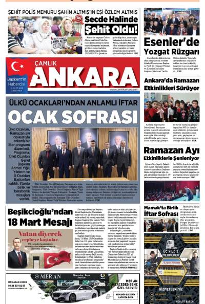 Çamlık Ankara Gazetesi 19-03-2025