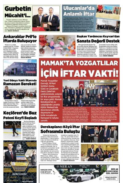 Çamlık Ankara Gazetesi 20-03-2025