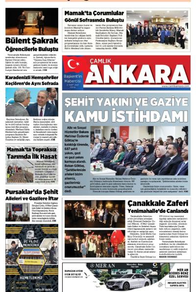 Çamlık Ankara Gazetesi 21-03-2025