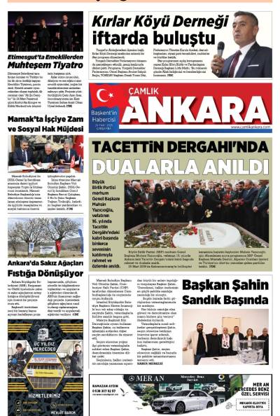 Çamlık Ankara Gazetesi 26-03-2025