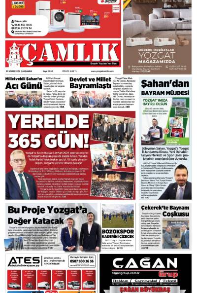 Yozgat Çamlık Gazetesi 02-04-2025
