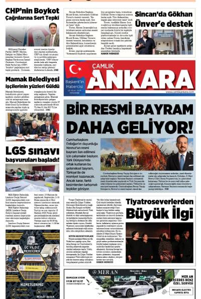 Çamlık Ankara Gazetesi 03-04-2025