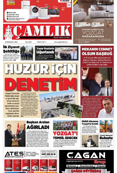 Yozgat Çamlık Gazetesi 04-04-2025