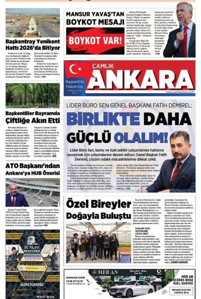 Çamlık Ankara Gazetesi 04-04-2025