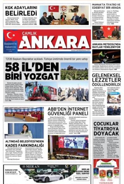 Çamlık Ankara Gazetesi 8-11-2024