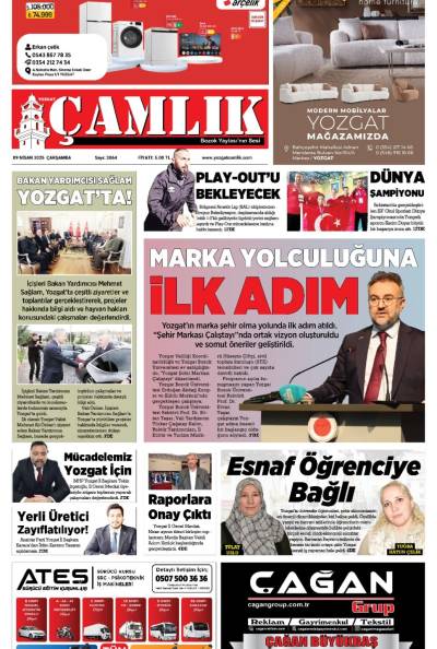 Yozgat Çamlık Gazetesi 09-04-2025