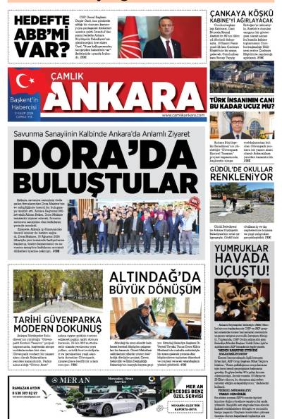 Çamlık Ankara Gazetesi 9-11-2024
